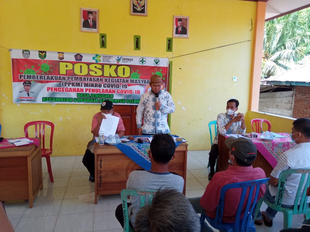 sosialisasi jumlah juknis pemilihan BPD Dapil 1 dan 2 Desa Jenggalu